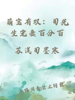 萌宝有双：司先生宠妻百分百